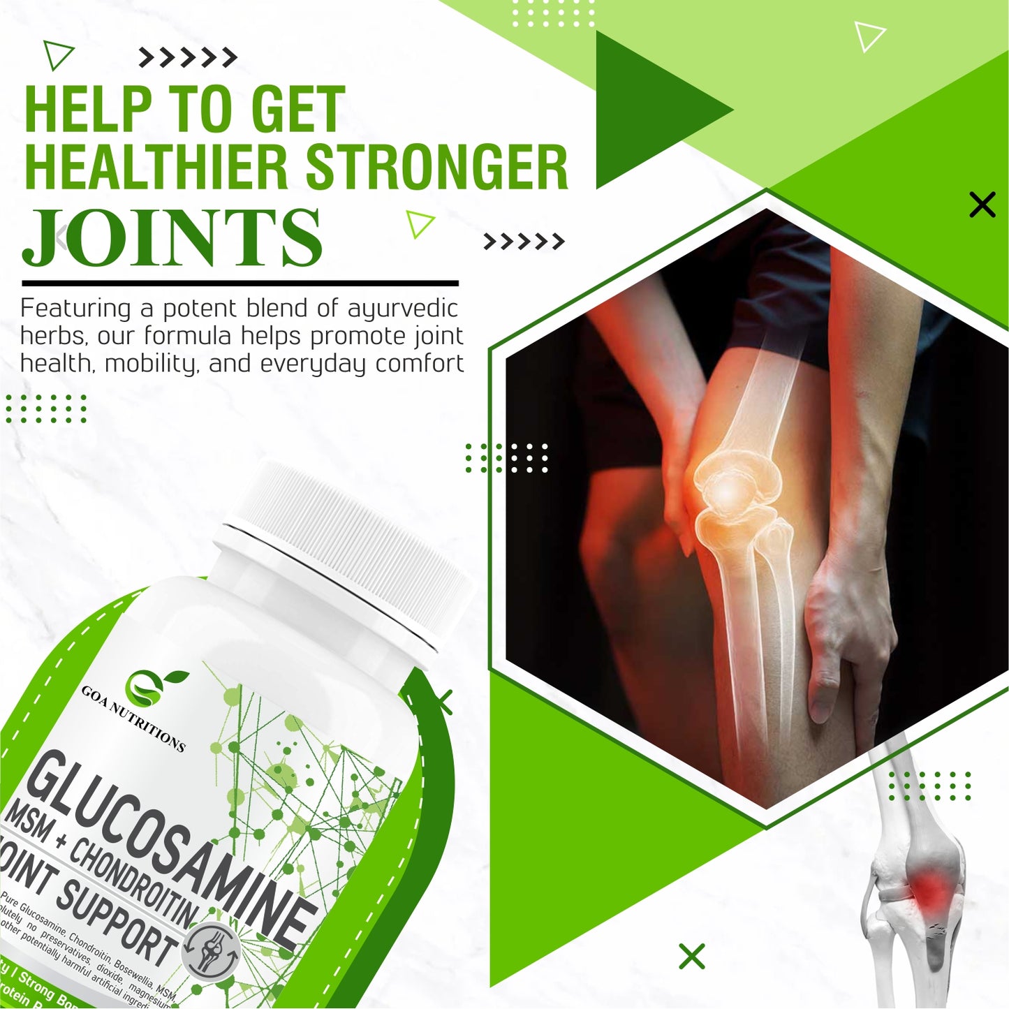 Goa Nutritions Joint Support Supplement 120 Tablets