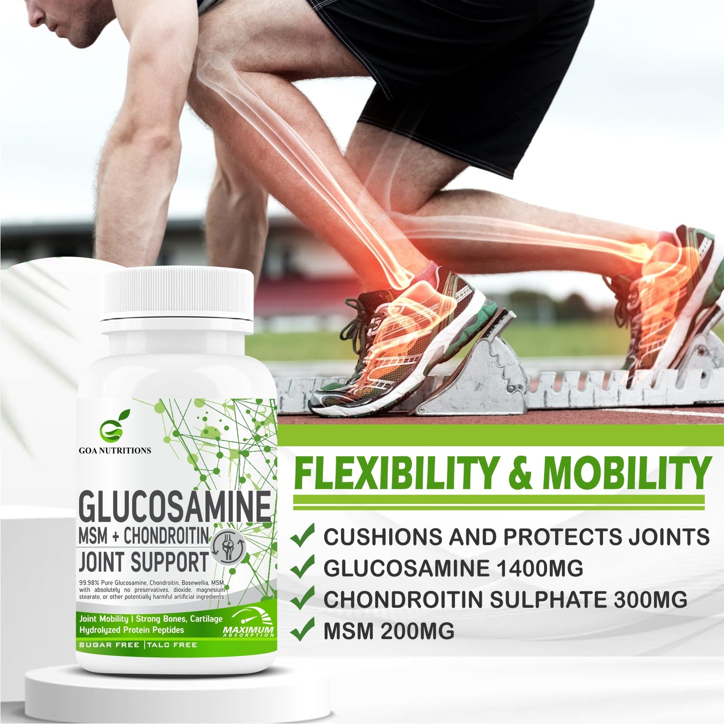 Goa Nutritions Joint Support Supplement 120 Tablets