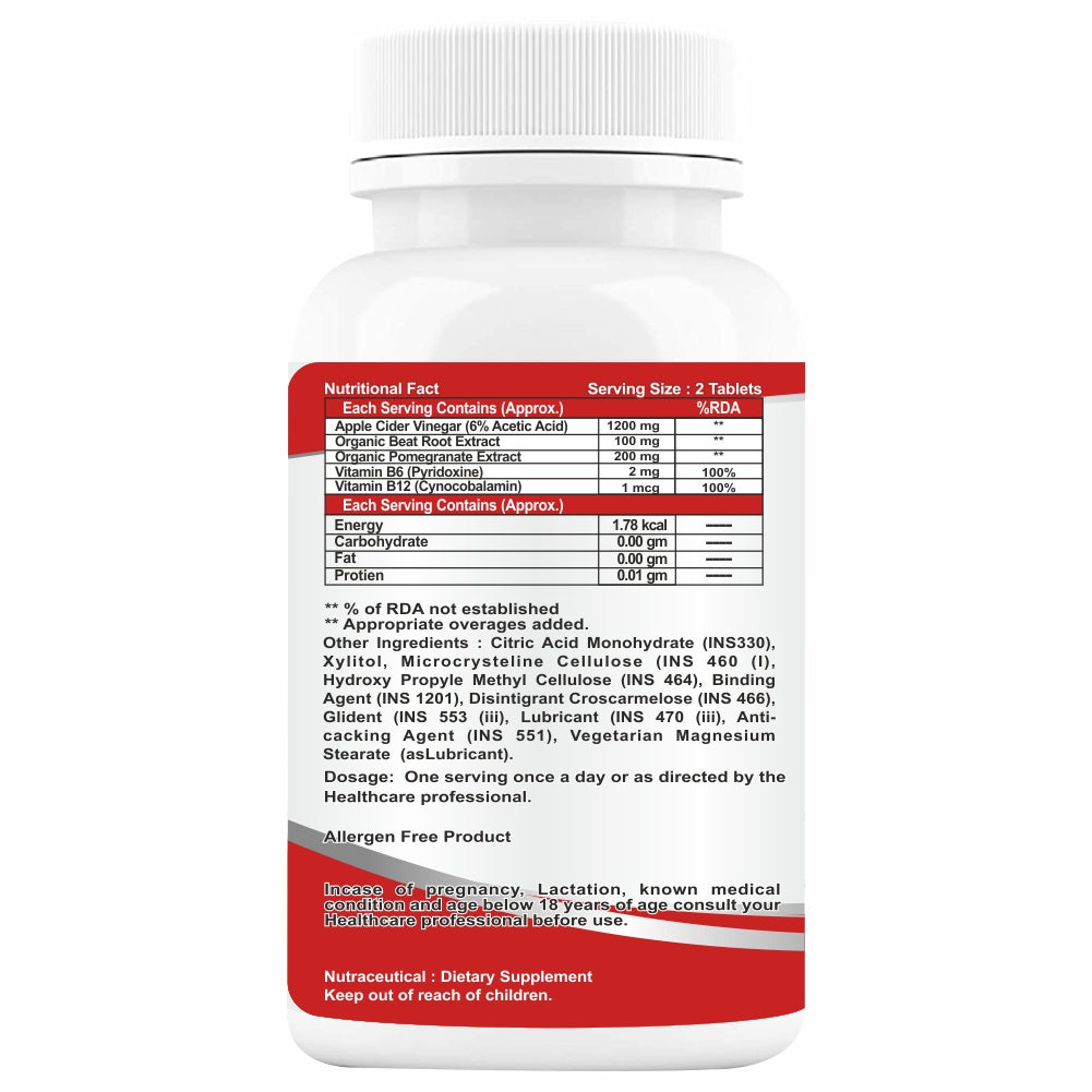 GOA NUTRITIONS Apple Cider Vinegar Keto Weight Loss For Women Men -60 Tablets