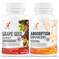 GNL Grape Seed Extract-Standardized to 95% Polyphenols, 800 mg per serving, Phytonutrient Antioxidant Support -60 Capsule