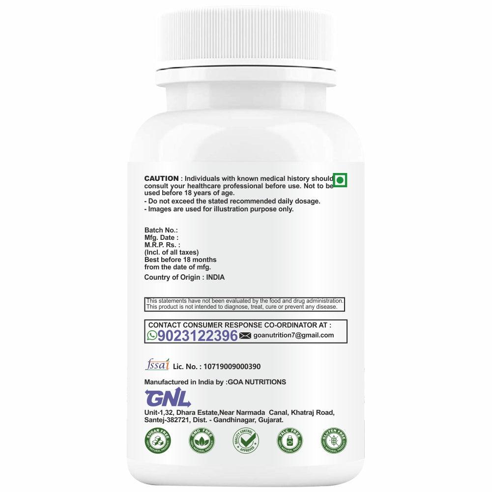 GNL Vitamin B12 Supplements For Men 60 Methylcobalamin Capsules - Image #3