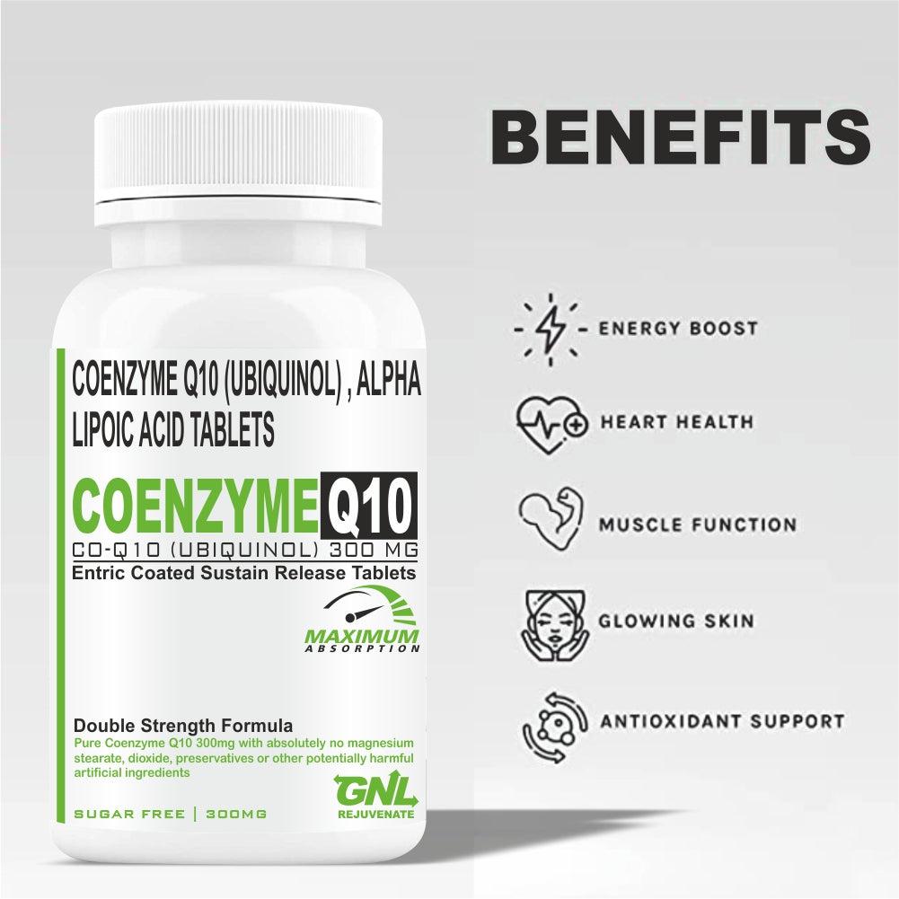 GNL Coenzyme q10, coq10 300mg As Ubiquinol -30  Tablets - Image #4