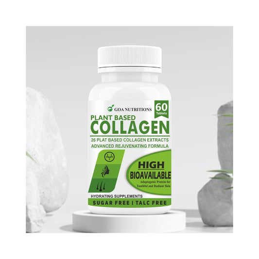 GOA NUTRITIONS Collagen Supplement For Women for Skin, Hair and Nails - 60 Tablets
