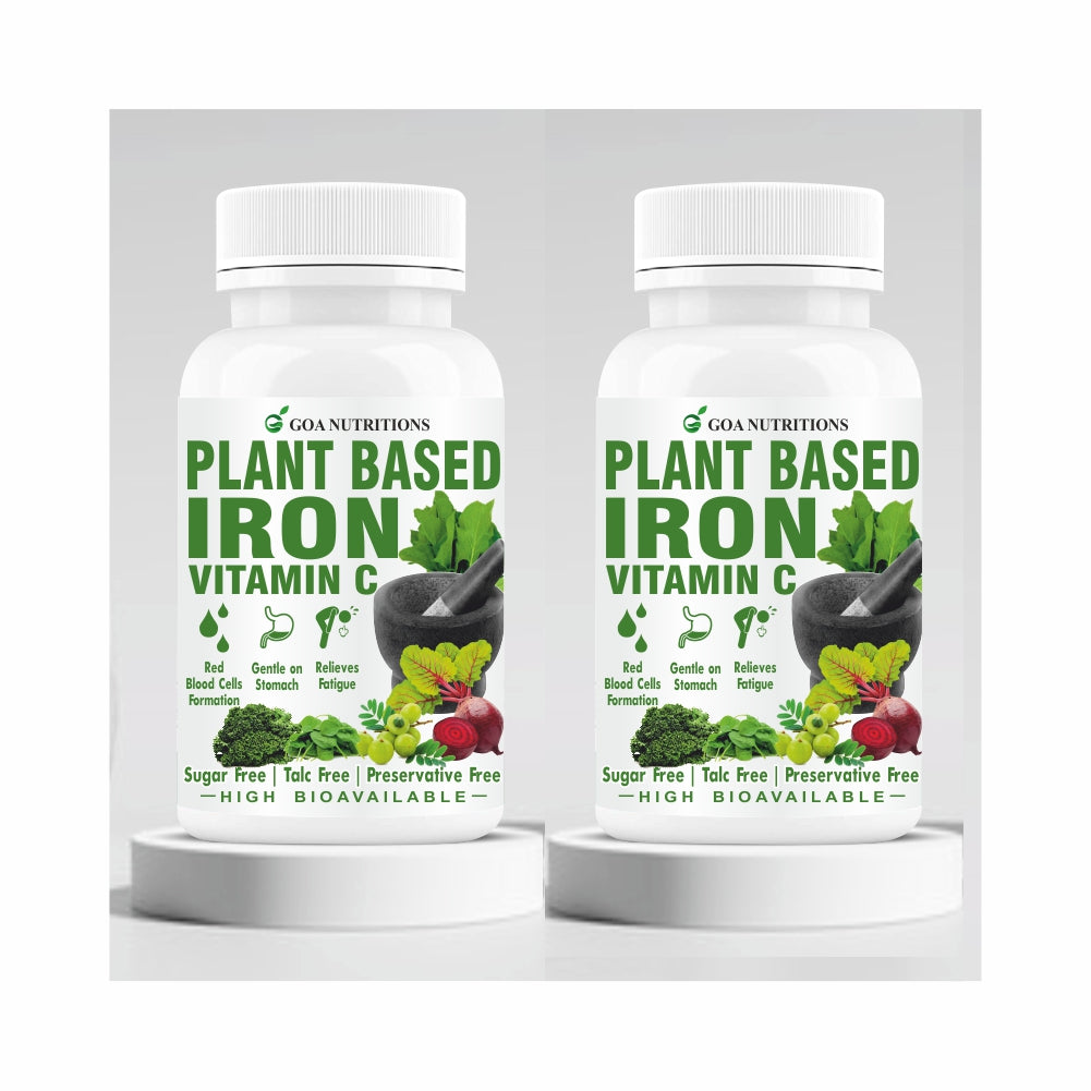 Goa Nutritions Plant Based Iron Supplement 120 Tablets