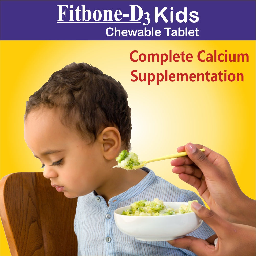 Well-C Calcium for Kids With Vitamin D (as d3) B12, C 120 Chewable Tablets