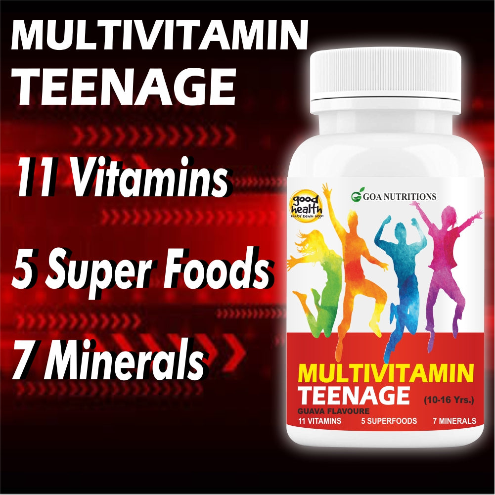 GOA NUTRITIONS Multivitamin For Kids (10-16 years) 60 Chewable  Tablets