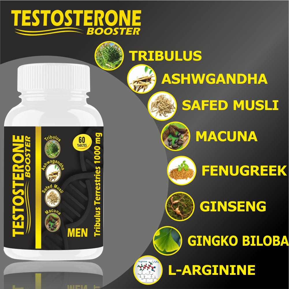 Goa Nutritions Testosterone Booster for men Supplement 120 Tablets