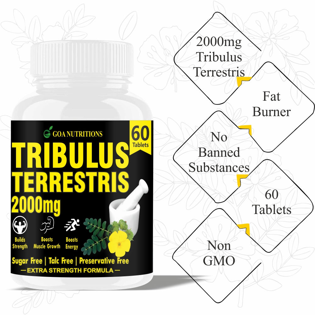 GOA NUTRITIONS Tribulus Terrestris For Men 60 Tablets