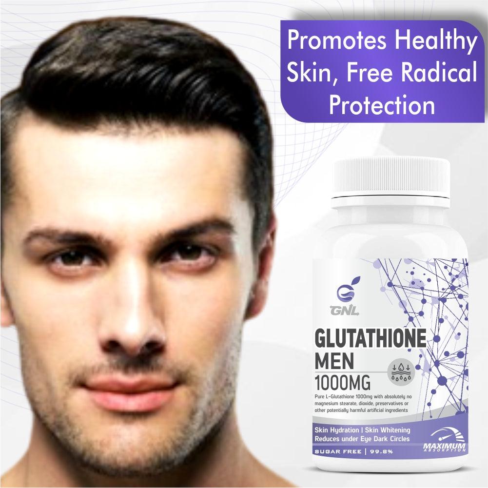 GNL Glutathione Tablets 1000mg For Men With Absorption Enhancers For Skin Whitening-60 Tablets - Image #4