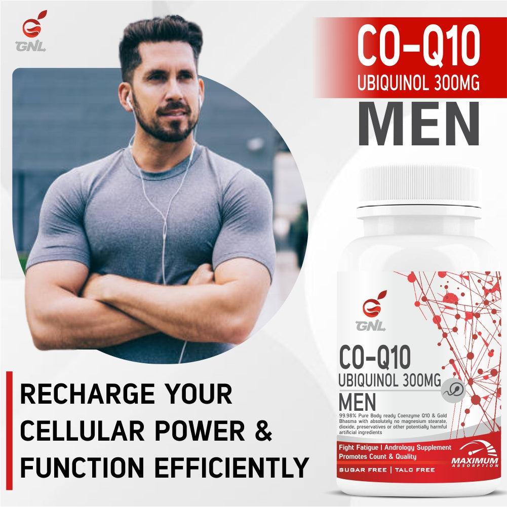 GNL Coenzyme Q10 300mg (coq10 supplement) With Absorption Enhancer Botanical Extracts For Men -30 Ubiquinol Capsules - Image #7